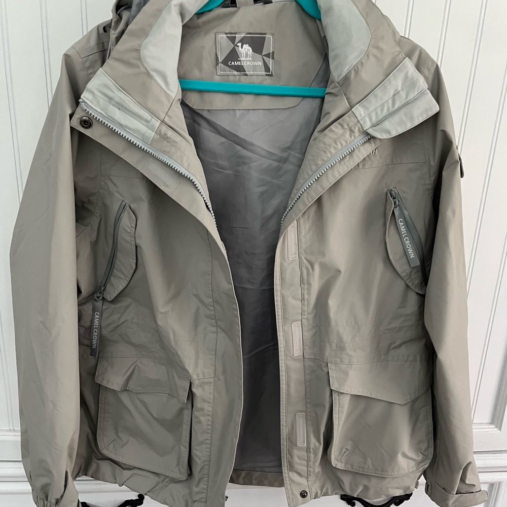Camel Crown Women's Utility Jacket - Gray